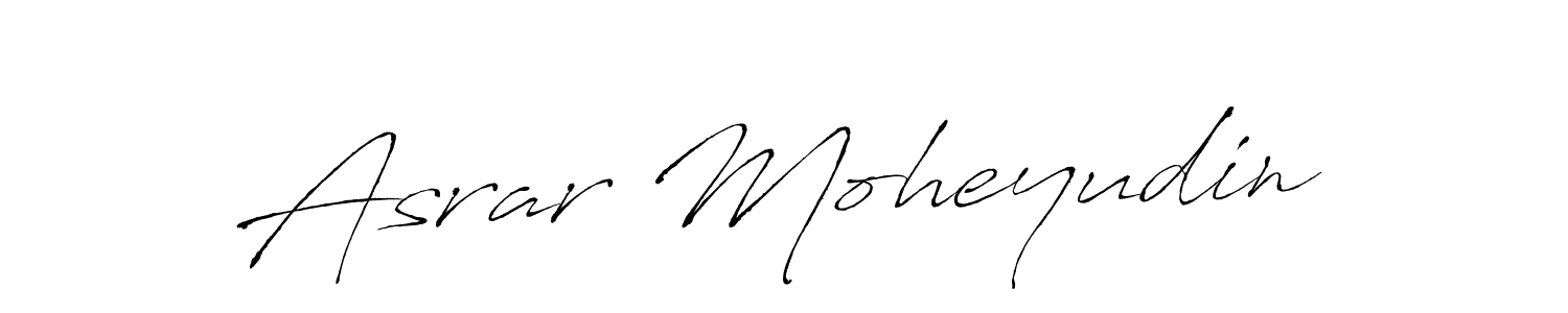 Design your own signature with our free online signature maker. With this signature software, you can create a handwritten (Antro_Vectra) signature for name Asrar Moheyudin. Asrar Moheyudin signature style 6 images and pictures png