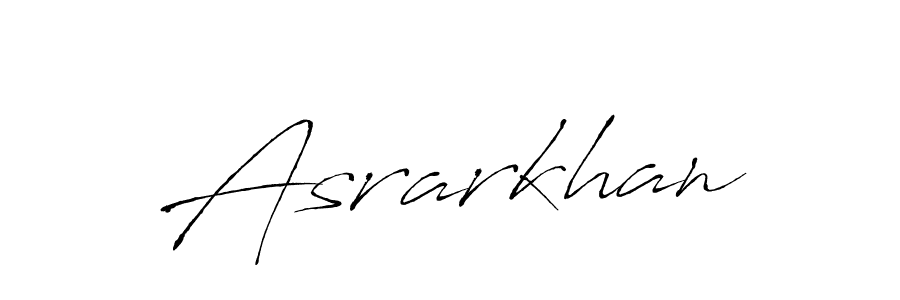 Make a beautiful signature design for name Asrarkhan. With this signature (Antro_Vectra) style, you can create a handwritten signature for free. Asrarkhan signature style 6 images and pictures png