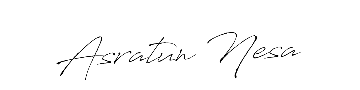 Also You can easily find your signature by using the search form. We will create Asratun Nesa name handwritten signature images for you free of cost using Antro_Vectra sign style. Asratun Nesa signature style 6 images and pictures png