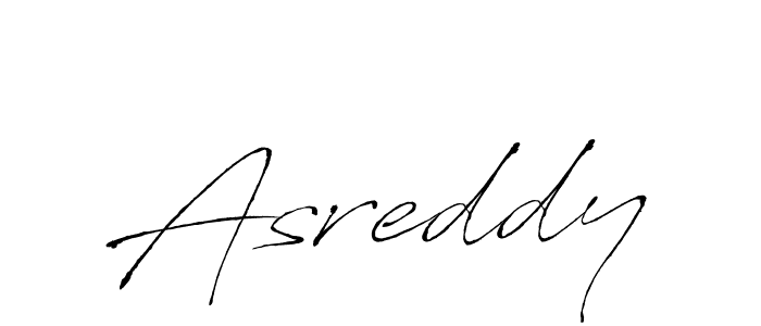 Make a beautiful signature design for name Asreddy. With this signature (Antro_Vectra) style, you can create a handwritten signature for free. Asreddy signature style 6 images and pictures png