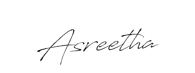 How to make Asreetha signature? Antro_Vectra is a professional autograph style. Create handwritten signature for Asreetha name. Asreetha signature style 6 images and pictures png