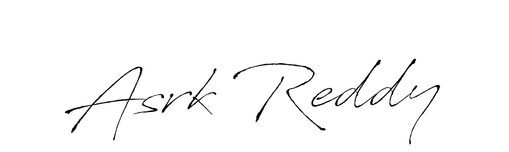 Asrk Reddy stylish signature style. Best Handwritten Sign (Antro_Vectra) for my name. Handwritten Signature Collection Ideas for my name Asrk Reddy. Asrk Reddy signature style 6 images and pictures png