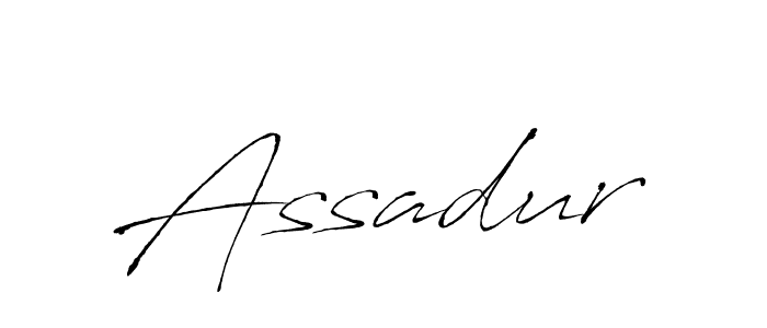 The best way (Antro_Vectra) to make a short signature is to pick only two or three words in your name. The name Assadur include a total of six letters. For converting this name. Assadur signature style 6 images and pictures png