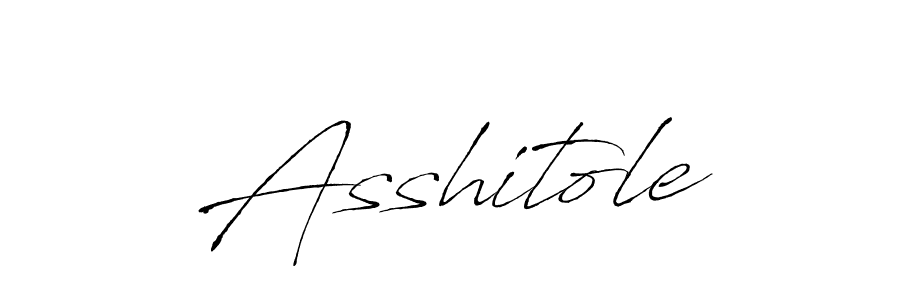 Make a beautiful signature design for name Asshitole. With this signature (Antro_Vectra) style, you can create a handwritten signature for free. Asshitole signature style 6 images and pictures png
