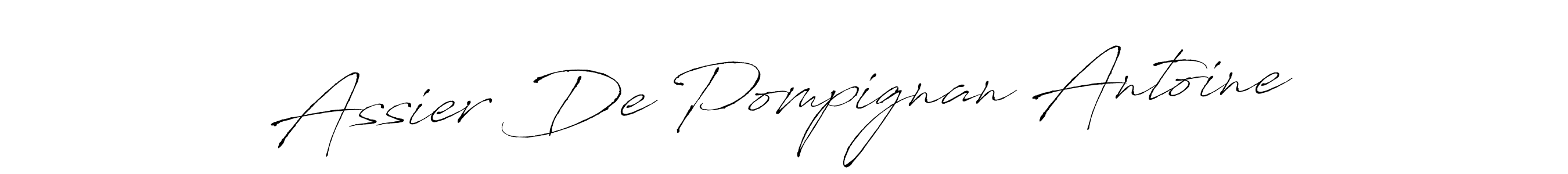 Also You can easily find your signature by using the search form. We will create Assier De Pompignan Antoine name handwritten signature images for you free of cost using Antro_Vectra sign style. Assier De Pompignan Antoine signature style 6 images and pictures png