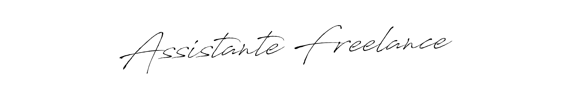 Create a beautiful signature design for name Assistante Freelance. With this signature (Antro_Vectra) fonts, you can make a handwritten signature for free. Assistante Freelance signature style 6 images and pictures png