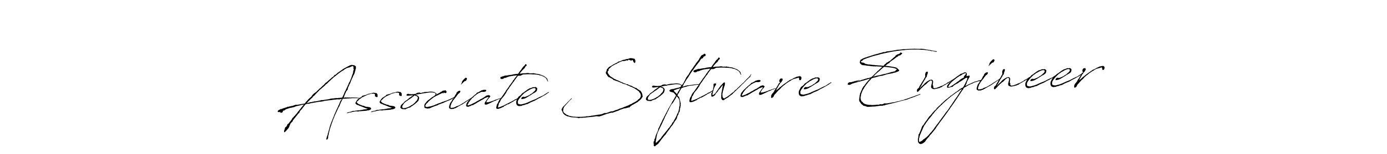 Similarly Antro_Vectra is the best handwritten signature design. Signature creator online .You can use it as an online autograph creator for name Associate Software Engineer. Associate Software Engineer signature style 6 images and pictures png