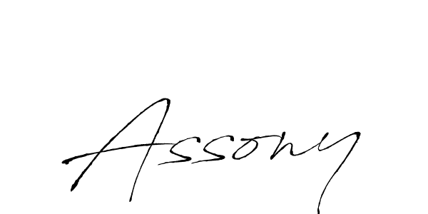 You should practise on your own different ways (Antro_Vectra) to write your name (Assony) in signature. don't let someone else do it for you. Assony signature style 6 images and pictures png