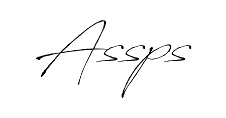 Express your personality with a custom Assps signature crafted with Antro_Vectra typography. Free transparent PNG download available. Assps signature style 6 images and pictures png