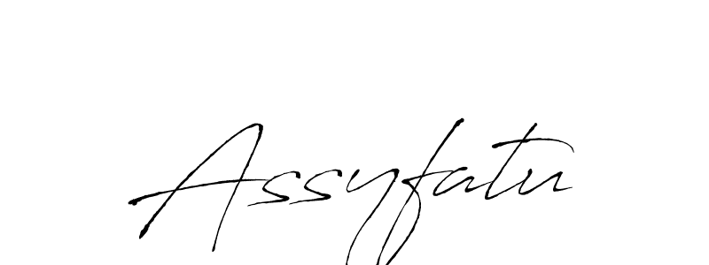 Also You can easily find your signature by using the search form. We will create Assyfatu name handwritten signature images for you free of cost using Antro_Vectra sign style. Assyfatu signature style 6 images and pictures png