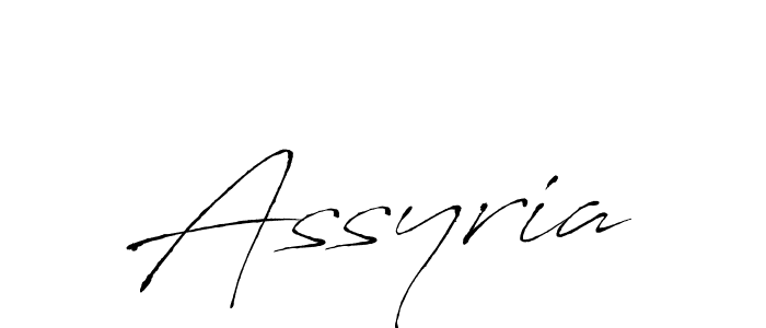 How to make Assyria name signature. Use Antro_Vectra style for creating short signs online. This is the latest handwritten sign. Assyria signature style 6 images and pictures png