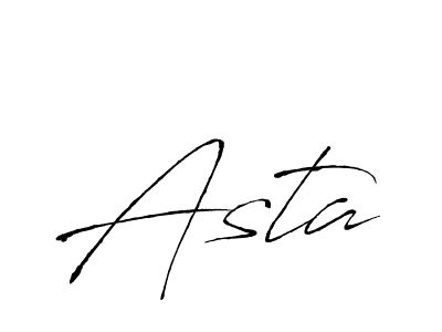 The best way (Antro_Vectra) to make a short signature is to pick only two or three words in your name. The name Asta include a total of six letters. For converting this name. Asta signature style 6 images and pictures png