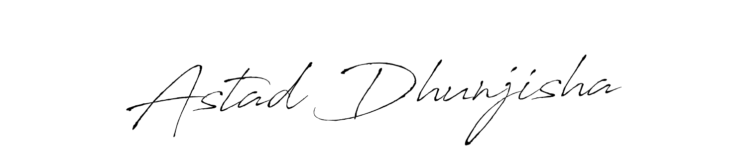 Astad Dhunjisha stylish signature style. Best Handwritten Sign (Antro_Vectra) for my name. Handwritten Signature Collection Ideas for my name Astad Dhunjisha. Astad Dhunjisha signature style 6 images and pictures png