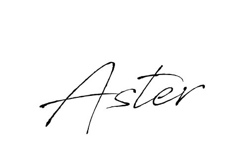 Design your own signature with our free online signature maker. With this signature software, you can create a handwritten (Antro_Vectra) signature for name Aster. Aster signature style 6 images and pictures png