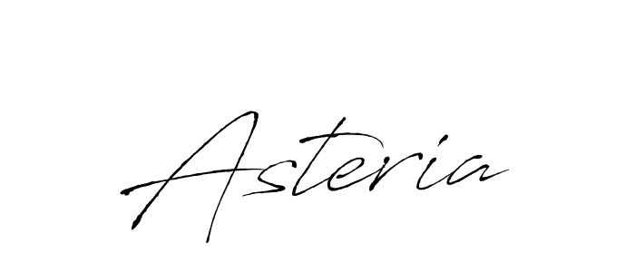 Design your own signature with our free online signature maker. With this signature software, you can create a handwritten (Antro_Vectra) signature for name Asteria. Asteria signature style 6 images and pictures png