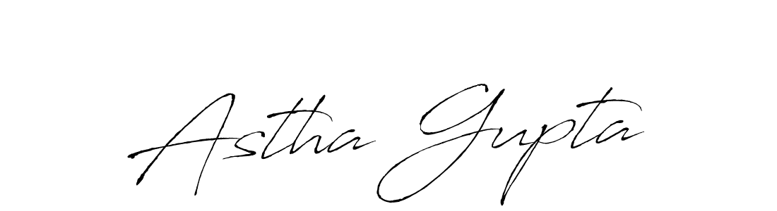 Create a beautiful signature design for name Astha Gupta. With this signature (Antro_Vectra) fonts, you can make a handwritten signature for free. Astha Gupta signature style 6 images and pictures png