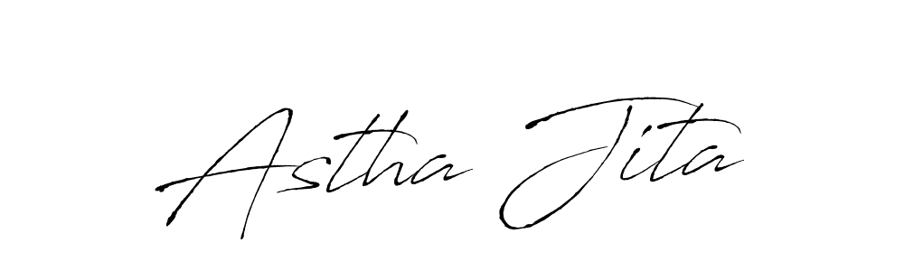 Also we have Astha Jita name is the best signature style. Create professional handwritten signature collection using Antro_Vectra autograph style. Astha Jita signature style 6 images and pictures png