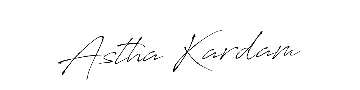 Astha Kardam stylish signature style. Best Handwritten Sign (Antro_Vectra) for my name. Handwritten Signature Collection Ideas for my name Astha Kardam. Astha Kardam signature style 6 images and pictures png