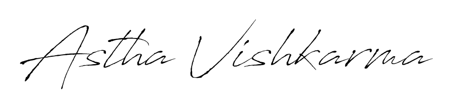 A stylish, flowing autograph style designed for name Astha Vishkarma using Antro_Vectra typography. Perfect for digital creative projects. Astha Vishkarma signature style 6 images and pictures png