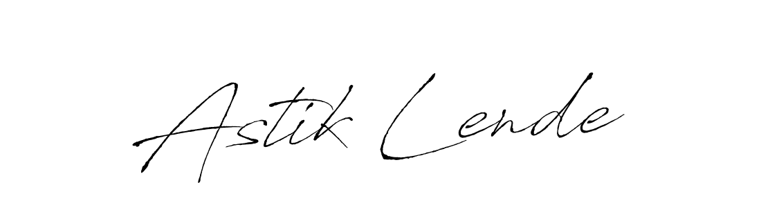 The best way (Antro_Vectra) to make a short signature is to pick only two or three words in your name. The name Astik Lende include a total of six letters. For converting this name. Astik Lende signature style 6 images and pictures png