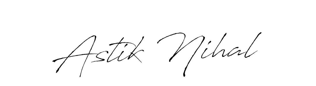 Similarly Antro_Vectra is the best handwritten signature design. Signature creator online .You can use it as an online autograph creator for name Astik Nihal. Astik Nihal signature style 6 images and pictures png