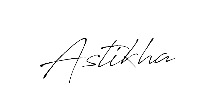 Design your own signature with our free online signature maker. With this signature software, you can create a handwritten (Antro_Vectra) signature for name Astikha. Astikha signature style 6 images and pictures png