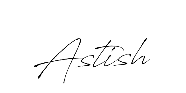 Design your own signature with our free online signature maker. With this signature software, you can create a handwritten (Antro_Vectra) signature for name Astish. Astish signature style 6 images and pictures png