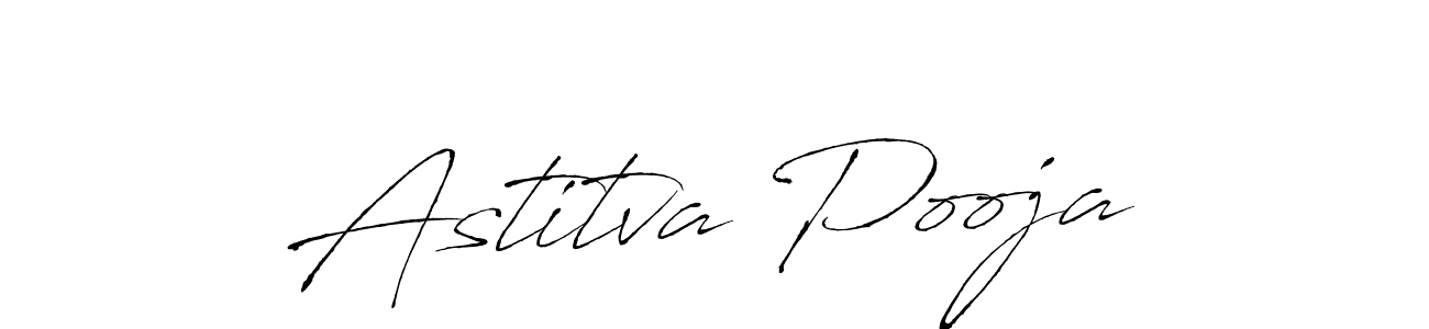 Make a beautiful signature design for name Astitva Pooja. With this signature (Antro_Vectra) style, you can create a handwritten signature for free. Astitva Pooja signature style 6 images and pictures png