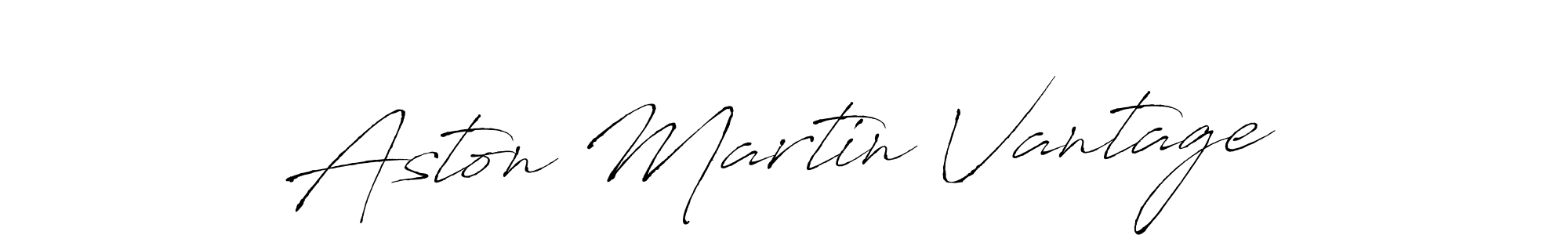 Design your own signature with our free online signature maker. With this signature software, you can create a handwritten (Antro_Vectra) signature for name Aston Martin Vantage. Aston Martin Vantage signature style 6 images and pictures png