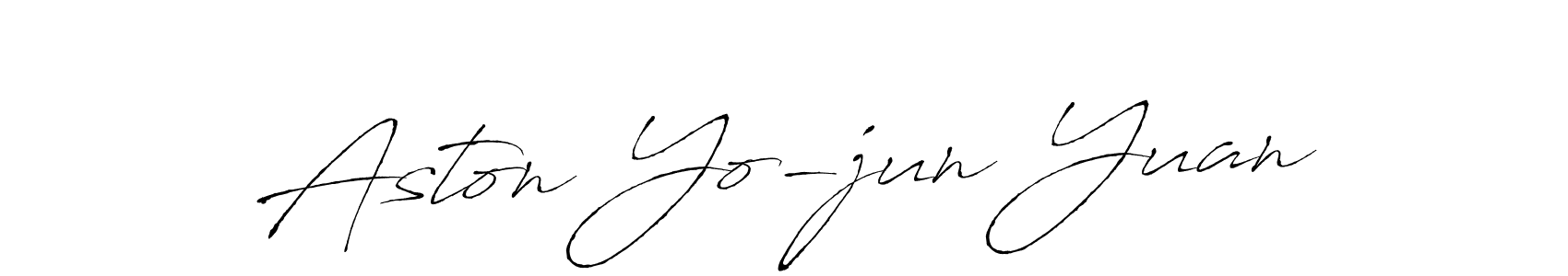 You can use this online signature creator to create a handwritten signature for the name Aston Yo-jun Yuan. This is the best online autograph maker. Aston Yo-jun Yuan signature style 6 images and pictures png