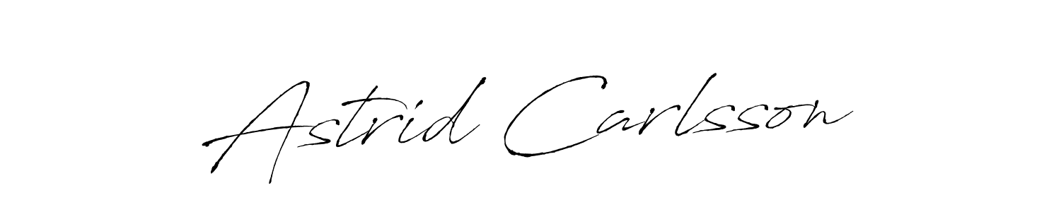 Astrid Carlsson stylish signature style. Best Handwritten Sign (Antro_Vectra) for my name. Handwritten Signature Collection Ideas for my name Astrid Carlsson. Astrid Carlsson signature style 6 images and pictures png