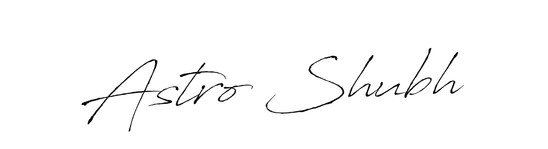 Create a beautiful signature design for name Astro Shubh. With this signature (Antro_Vectra) fonts, you can make a handwritten signature for free. Astro Shubh signature style 6 images and pictures png