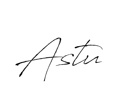 Also we have Astu name is the best signature style. Create professional handwritten signature collection using Antro_Vectra autograph style. Astu signature style 6 images and pictures png