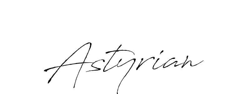 Make a beautiful signature design for name Astyrian. With this signature (Antro_Vectra) style, you can create a handwritten signature for free. Astyrian signature style 6 images and pictures png