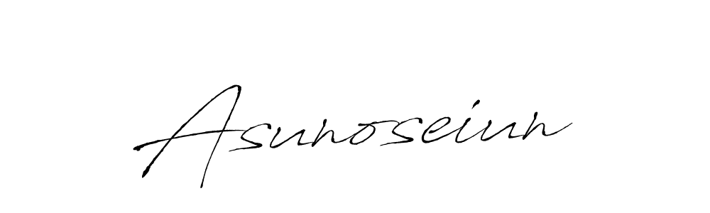 Design your own signature with our free online signature maker. With this signature software, you can create a handwritten (Antro_Vectra) signature for name Asunoseiun. Asunoseiun signature style 6 images and pictures png