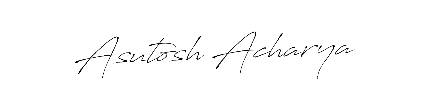 How to make Asutosh Acharya signature? Antro_Vectra is a professional autograph style. Create handwritten signature for Asutosh Acharya name. Asutosh Acharya signature style 6 images and pictures png