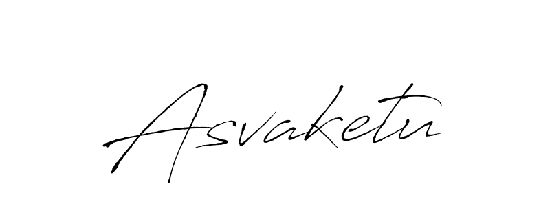 Design your own signature with our free online signature maker. With this signature software, you can create a handwritten (Antro_Vectra) signature for name Asvaketu. Asvaketu signature style 6 images and pictures png