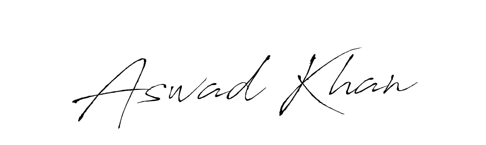 Make a beautiful signature design for name Aswad Khan. Use this online signature maker to create a handwritten signature for free. Aswad Khan signature style 6 images and pictures png
