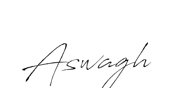 The best way (Antro_Vectra) to make a short signature is to pick only two or three words in your name. The name Aswagh include a total of six letters. For converting this name. Aswagh signature style 6 images and pictures png