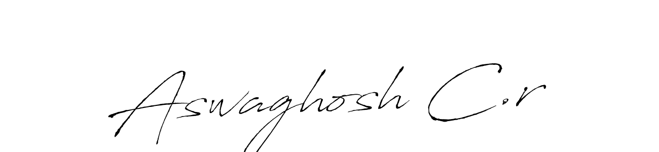 Once you've used our free online signature maker to create your best signature Antro_Vectra style, it's time to enjoy all of the benefits that Aswaghosh C.r name signing documents. Aswaghosh C.r signature style 6 images and pictures png