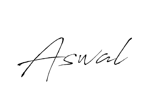 Also we have Aswal name is the best signature style. Create professional handwritten signature collection using Antro_Vectra autograph style. Aswal signature style 6 images and pictures png