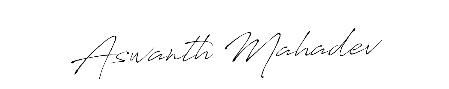 How to make Aswanth Mahadev signature? Antro_Vectra is a professional autograph style. Create handwritten signature for Aswanth Mahadev name. Aswanth Mahadev signature style 6 images and pictures png