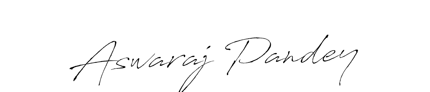 Aswaraj Pandey stylish signature style. Best Handwritten Sign (Antro_Vectra) for my name. Handwritten Signature Collection Ideas for my name Aswaraj Pandey. Aswaraj Pandey signature style 6 images and pictures png
