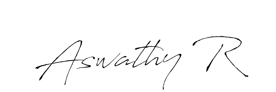 This is the best signature style for the Aswathy R name. Also you like these signature font (Antro_Vectra). Mix name signature. Aswathy R signature style 6 images and pictures png