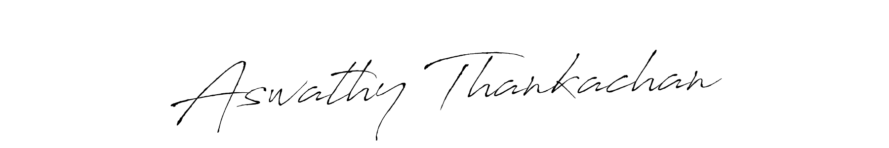 Design your own signature with our free online signature maker. With this signature software, you can create a handwritten (Antro_Vectra) signature for name Aswathy Thankachan. Aswathy Thankachan signature style 6 images and pictures png