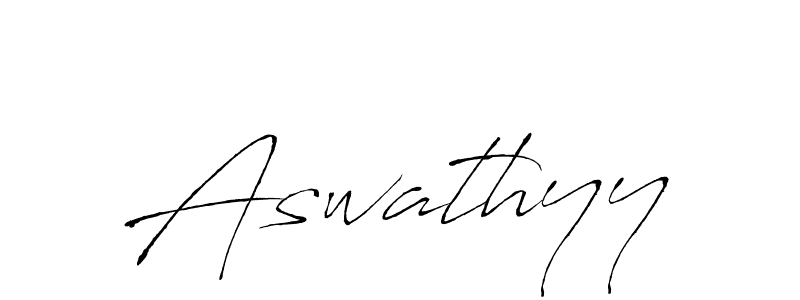 Aswathyy stylish signature style. Best Handwritten Sign (Antro_Vectra) for my name. Handwritten Signature Collection Ideas for my name Aswathyy. Aswathyy signature style 6 images and pictures png