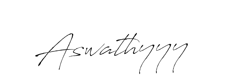 Create a beautiful signature design for name Aswathyyy. With this signature (Antro_Vectra) fonts, you can make a handwritten signature for free. Aswathyyy signature style 6 images and pictures png