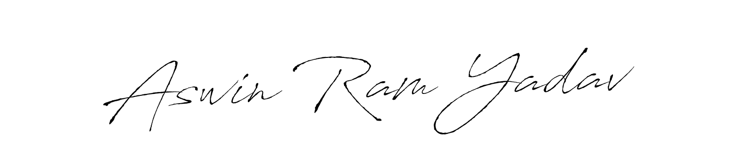 Also we have Aswin Ram Yadav name is the best signature style. Create professional handwritten signature collection using Antro_Vectra autograph style. Aswin Ram Yadav signature style 6 images and pictures png