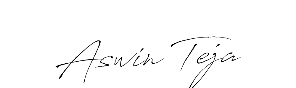 You can use this online signature creator to create a handwritten signature for the name Aswin Teja. This is the best online autograph maker. Aswin Teja signature style 6 images and pictures png