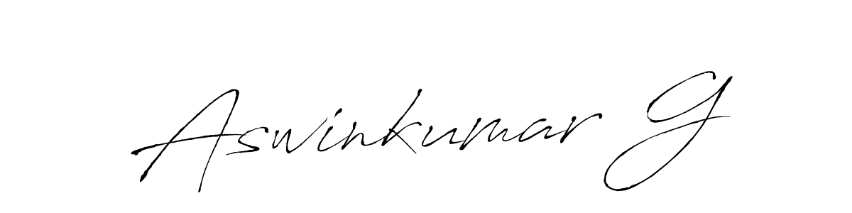 Make a short Aswinkumar G signature style. Manage your documents anywhere anytime using Antro_Vectra. Create and add eSignatures, submit forms, share and send files easily. Aswinkumar G signature style 6 images and pictures png